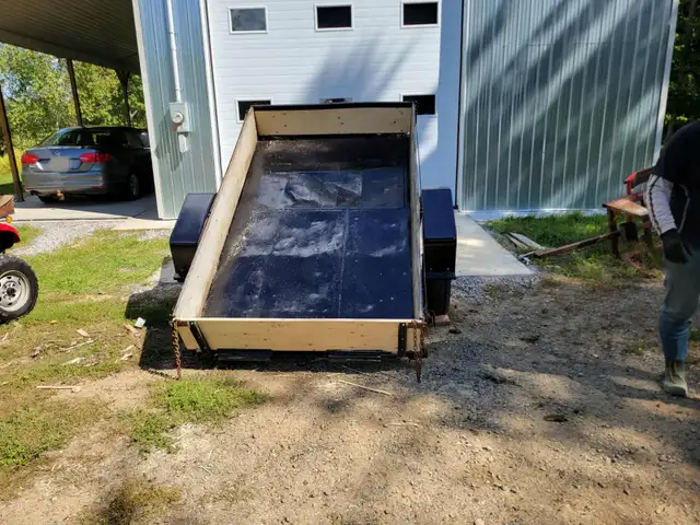 Remorque 4.8 x 8 dompeur - Photo 4