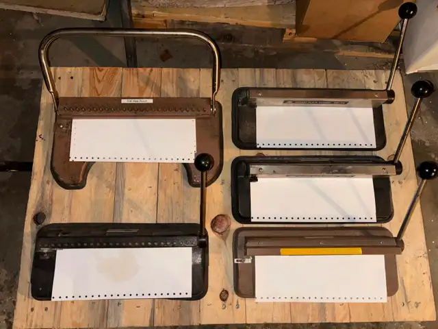 James Burn 25 Pin-Bar Plate Punches