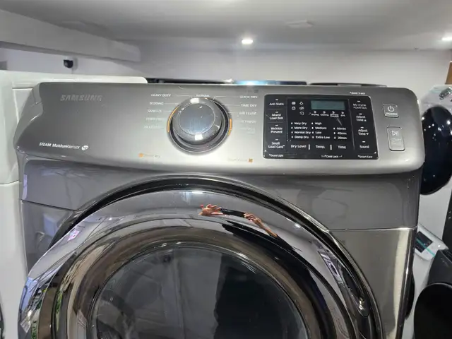 WOW Samsung 27' Stainless Steel Frontload Stackable Washer Dryer - Photo 6