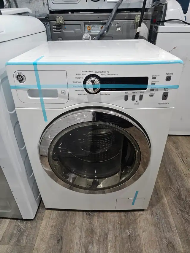 WOW! GE 24' White Front-Load Stackable Washer / Washing Machine