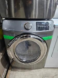 Samsung 27' Stainless Steel Front-Load Stackable Electric Dryer