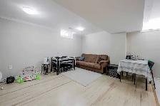 Clean and spacious basement apartment available