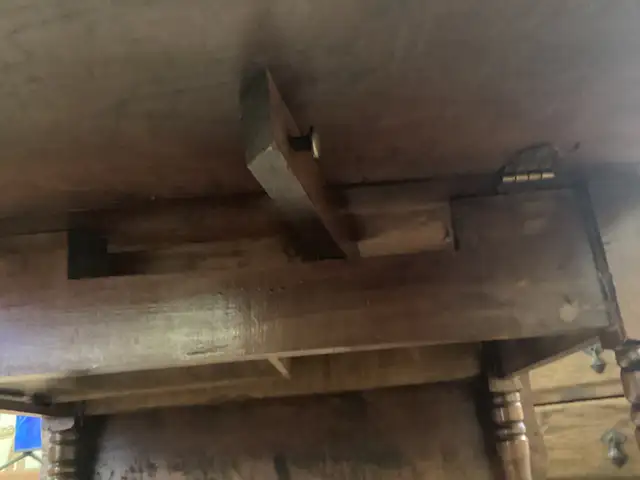 Antique Wooden Tea Wagon - Photo 5