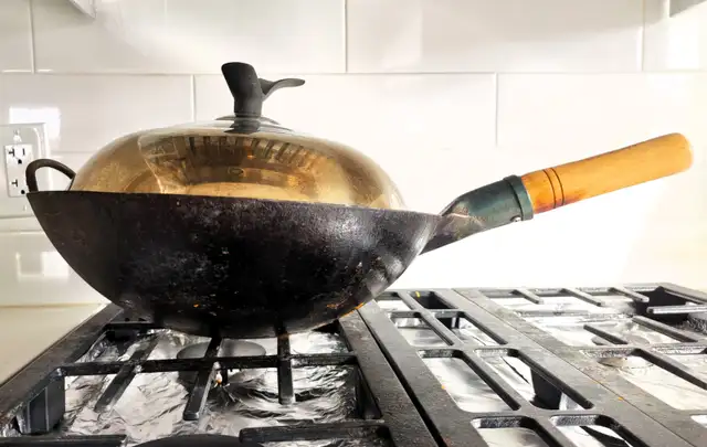 New 16" inch wok with stainless steel lid - Photo 5