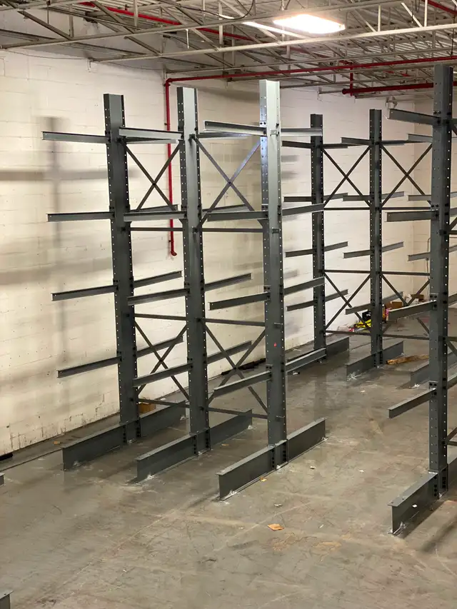 Cantilever racking - your #1 source - quick ship - in stock