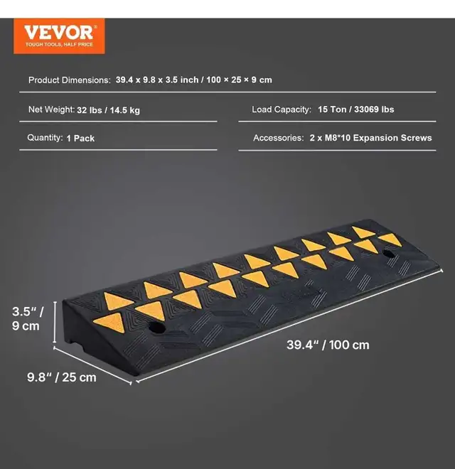 VEVOR Curb Ramp 15 ton - Photo 2