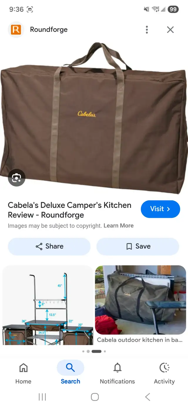 Cabelas outdoor kitchen w/sink
