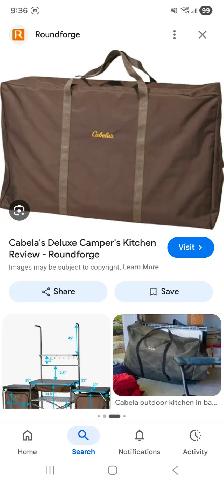 Cabelas outdoor kitchen w/sink