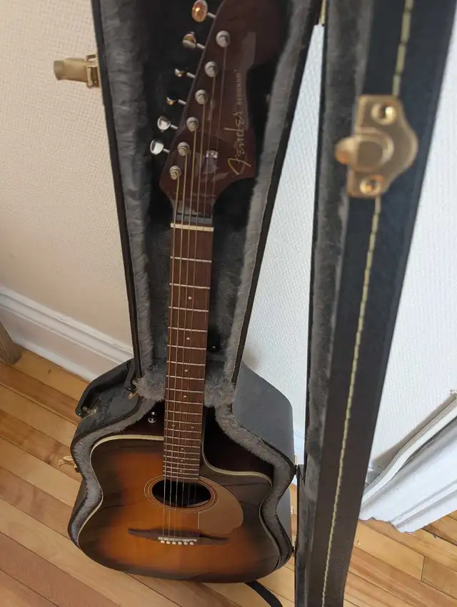 Fender Redondo Player Electric/Acoustic Guitar - Photo 3