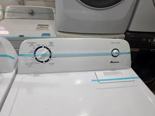 2023 MODEL Amana 27' White Top-Load Washer & FrontLoad Dryer Set - Photo 6