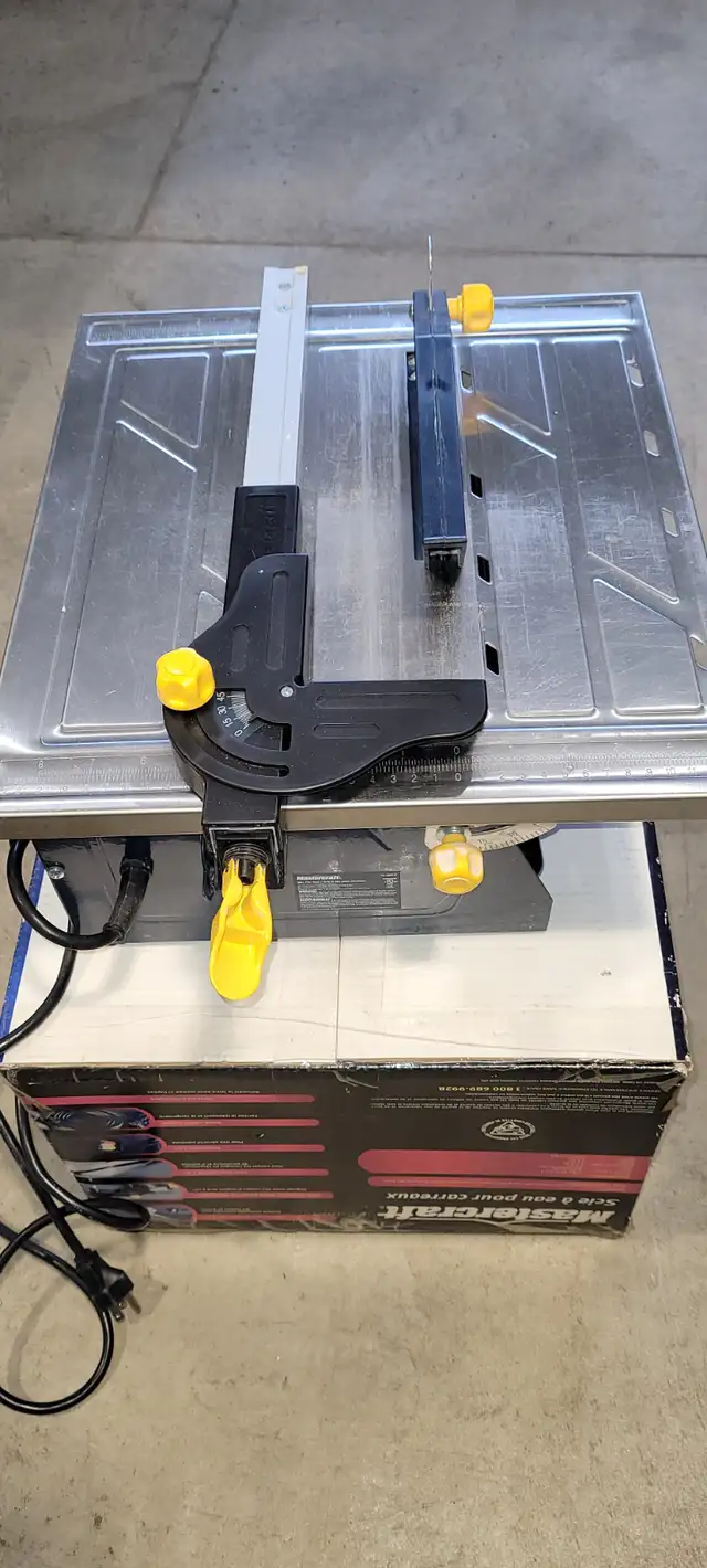 WET TILE SAW – 7 INCH – MASTERCRAFT - Photo 3