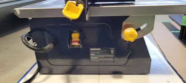 WET TILE SAW – 7 INCH – MASTERCRAFT - Photo 5