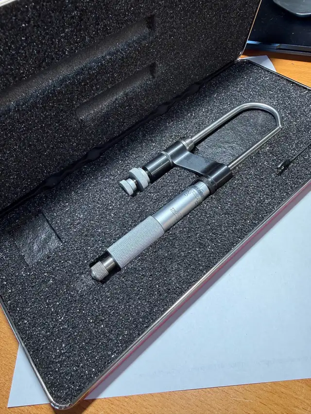 STARRETT 175RLZ INSPECTORS MICROMETER/CALIPER GAGE 0-2