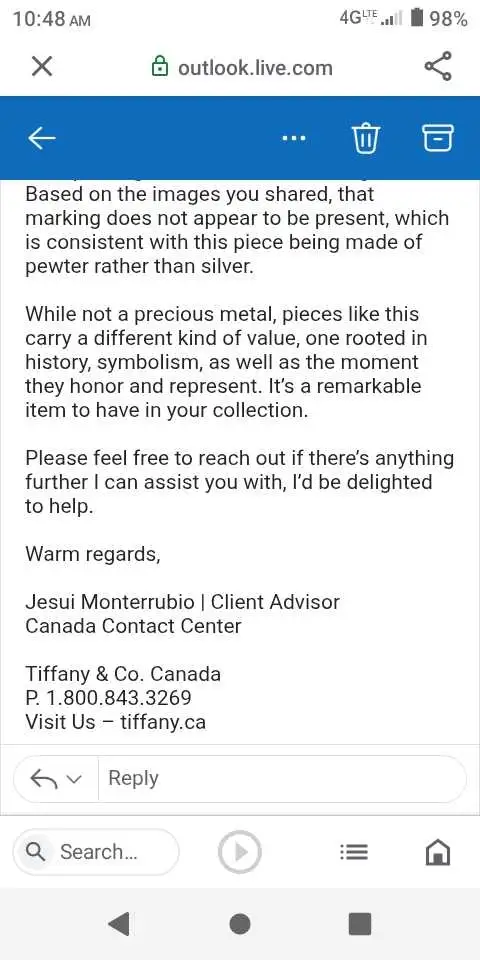 Tiffany NYSE 2002 9 / 11 Commemorative Medal Coin - Photo 8