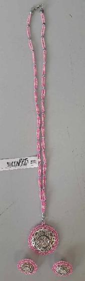 2pc Beaded Earring Necklace (29535952)