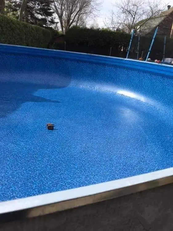 installation piscine /// changement de toile - Photo 3