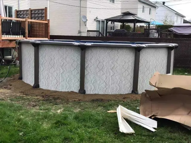 installation piscine /// changement de toile - Photo 4