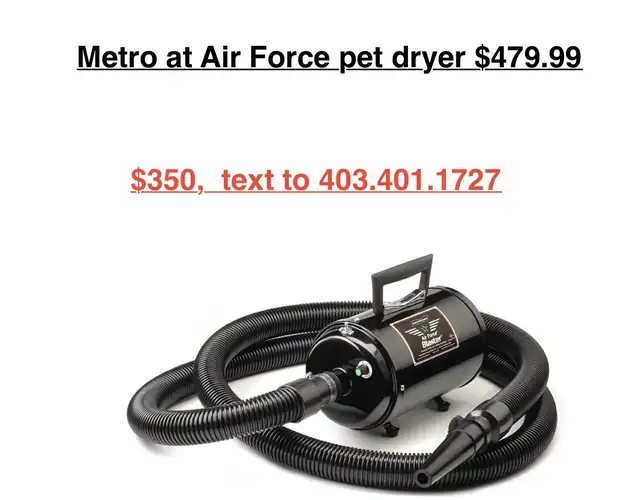 METROVAC - AIR FORCE® BLASTER® VARIABLE CONTROL PET DRYER (B-3V)