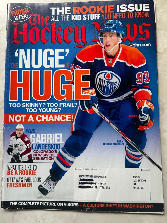 Oilers calanders, oilers captains, Rookie magazine etc…. - Photo 3