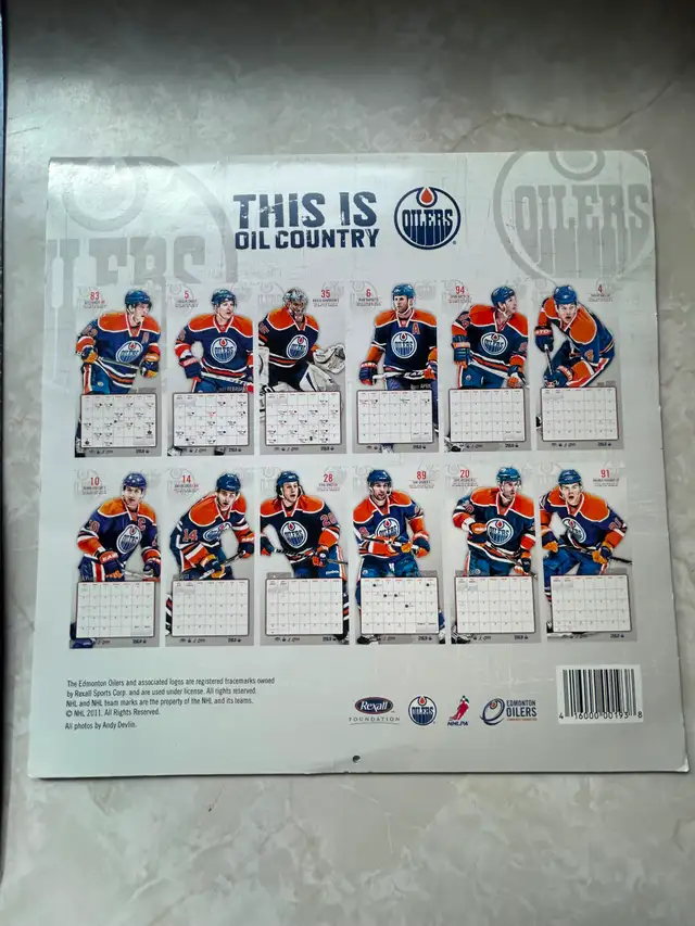Oilers calanders, oilers captains, Rookie magazine etc…. - Photo 6