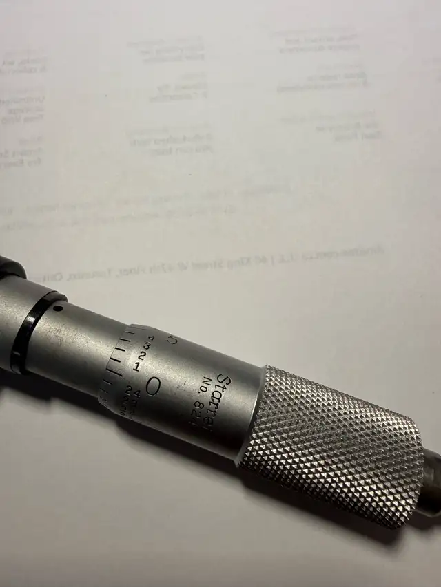 STARRETT 824c 6 INSIDE MICROMETER 5-6". NEW!