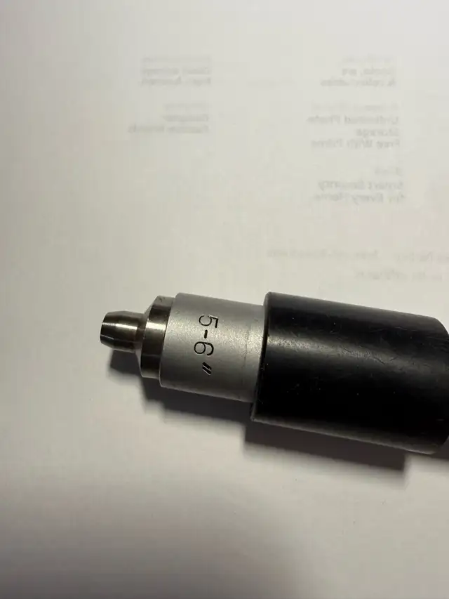 STARRETT 824c 6 INSIDE MICROMETER 5-6". NEW! - Photo 2