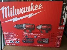 Milwaukee M18 compact 2 tool combo kit.