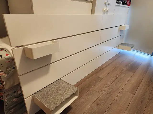 Ikea MALM headboard for queen size bed with storage - Photo 2