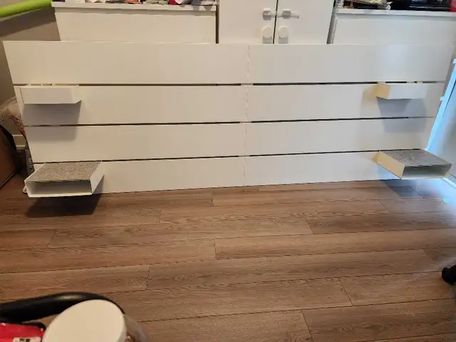 Ikea MALM headboard for queen size bed with storage - Photo 3