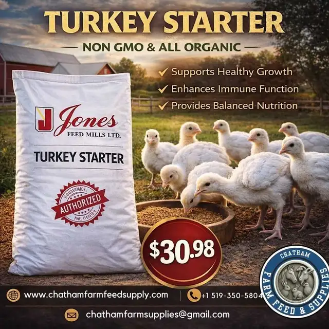 Turkey Starter – Strong Nutrition for Healthy Growth!