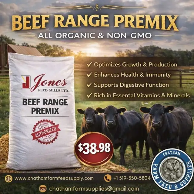 Jones Beef Range Premix – Power Up Your Herd!