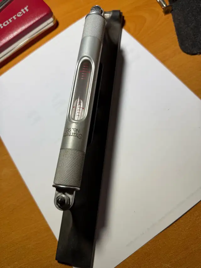 STARRETT 12 inch MACHINIST LEVEL 98-12 - Photo 2