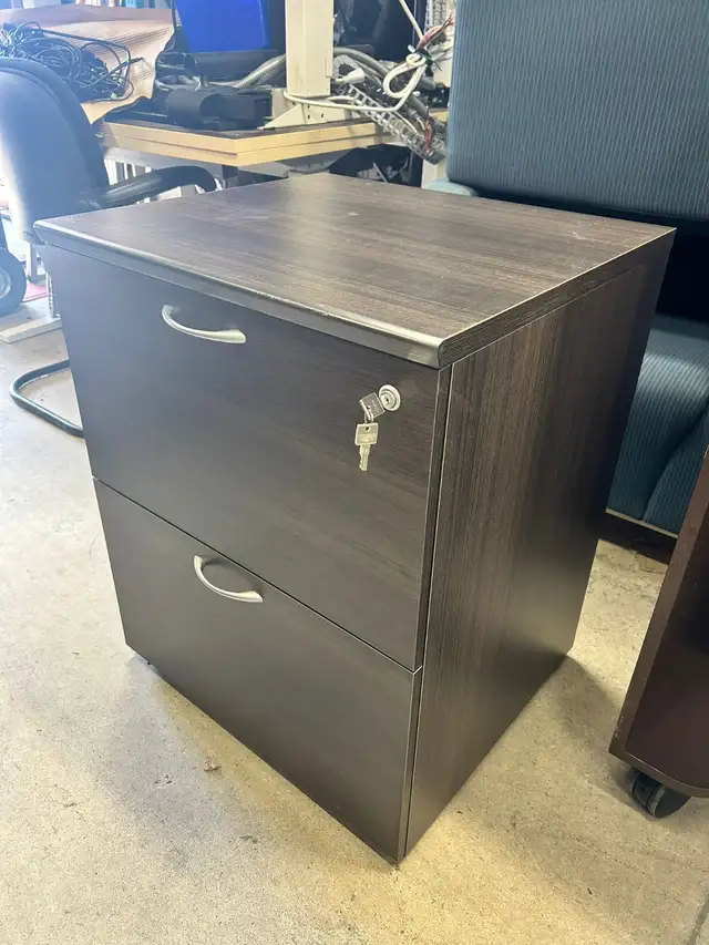 Wooden 2 Drawer Filing Cabinet-Ufficio Furniture-Call Now!