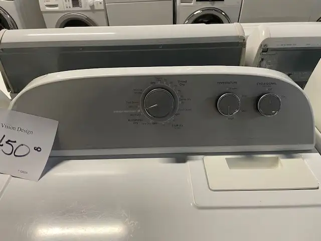 Laveuse sécheuse top load traditionnelles blanches Whirlpool - Photo 4