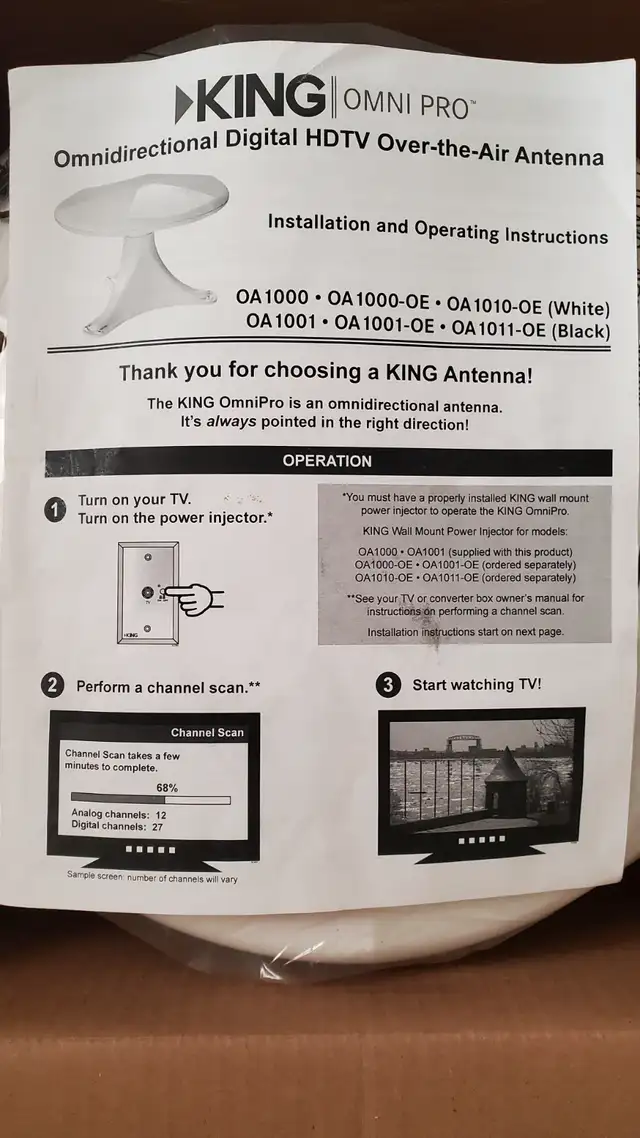 King Omni Pro Omnidirectional TV antenna for RV - Photo 5