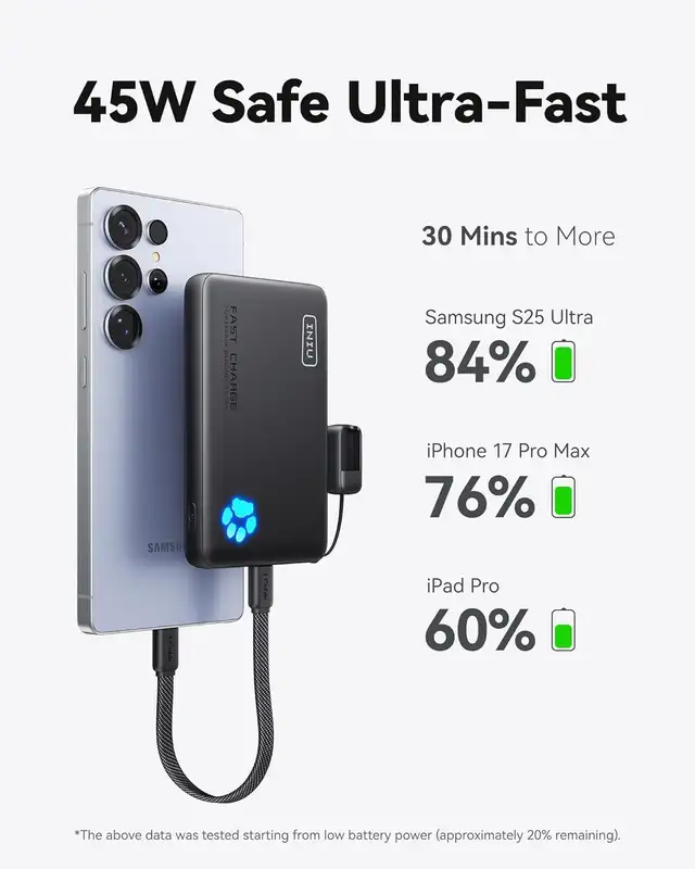 Compact 45W Fast Charge Power Bank Deal - Photo 3