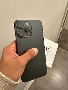 iPhone 15 Pro Max 512gb 84% battery Airpods Pkg/Delivery