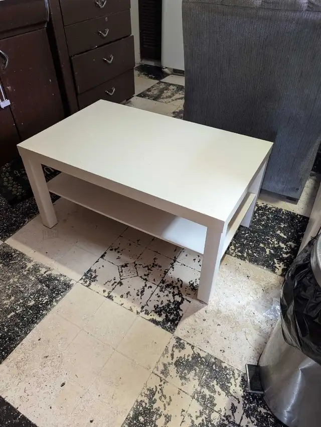 free white coffee table