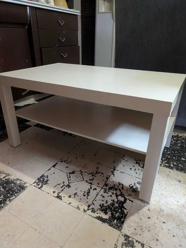 free white coffee table - Photo 2