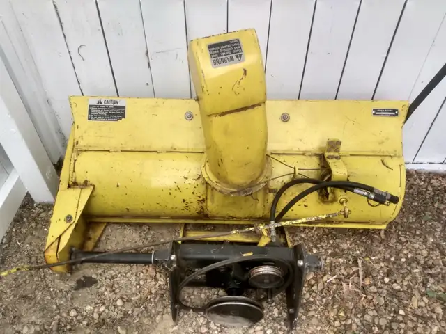 G049 snowblower for John Deere 300 series garden tractors