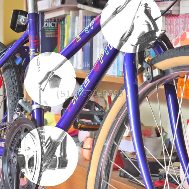 Vélo femme cadre PETIT Free Spirit vintage 80e COMME NEUVE - Photo 5