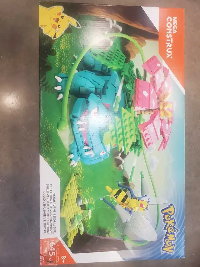 Venusaur vs Beedrill Mega construx building set