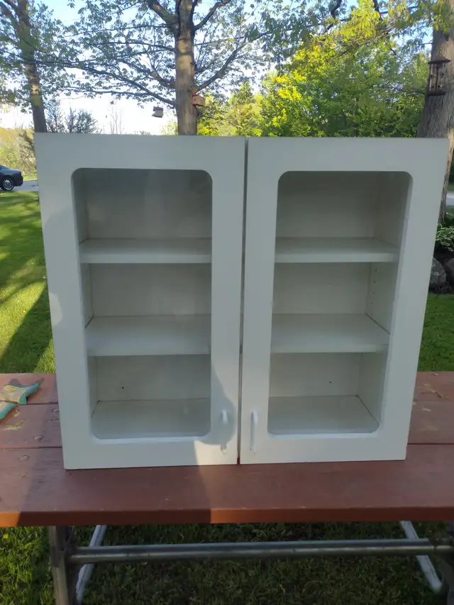 Cabinet with glass doors and adjustable shelves - Photo 6