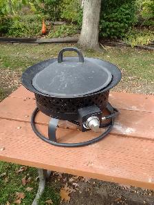 Propane firepit