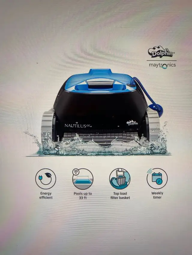 DOLPHIN NAUTILUS CC. ROBOTIC POOL CLEANER. NEW IN THE BOX - Photo 2