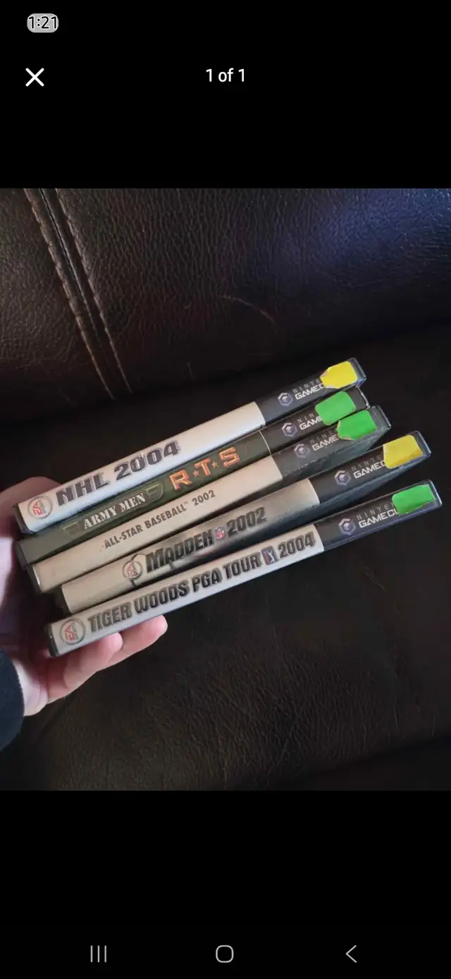 5 GameCube games