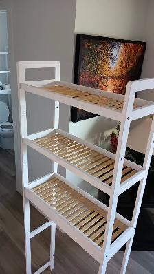 OVER TOILET SHELF- $15