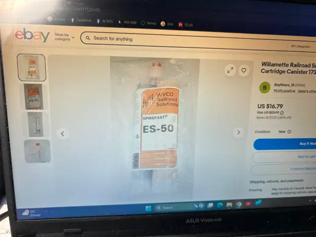 ONE CARTRAGE OF es50 spike fast epoxy - Photo 3