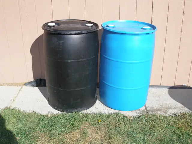 CLEAN  55  GALLON  PLASTIC  BARRELS