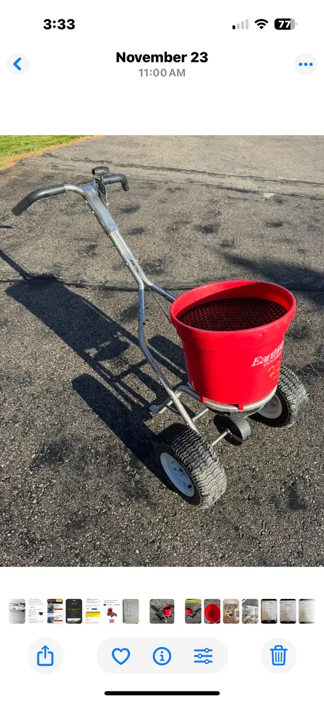 Fertilizer Spreader Earthway Commercial